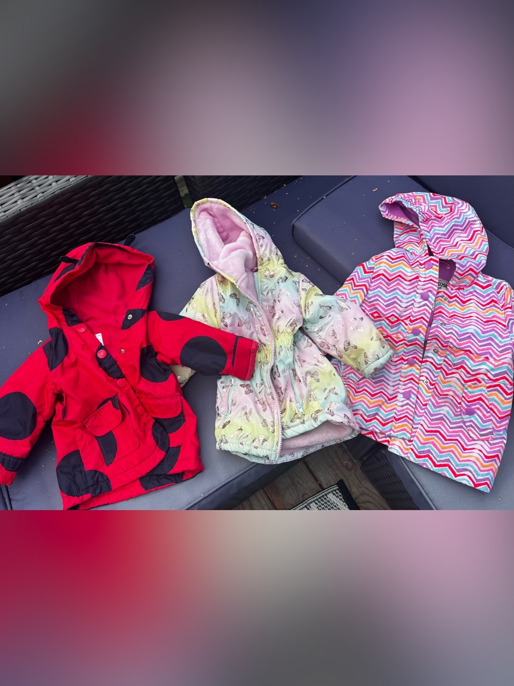 Kids Colorful  Jackes - Pink, Red & Pastel Options